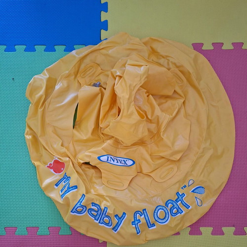 Intex Baby Swimtrainer Float Diameter 70cm for 6 to 12 Months Yellow