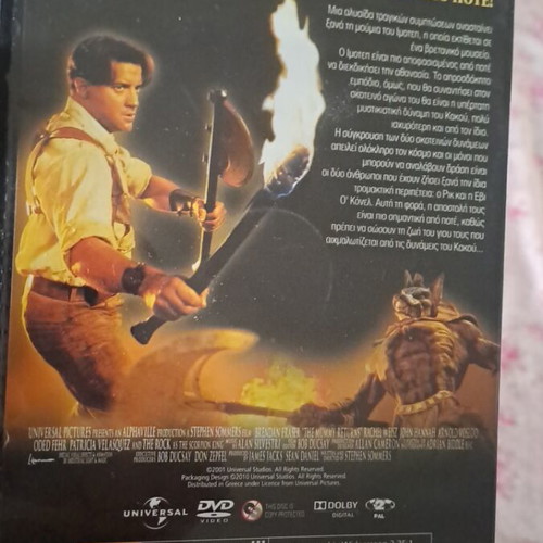 The Mummy Returns DVD like new, social genre, subtitles