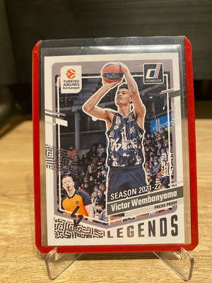 Panini Donruss Euroleague press proof σαν καινούργιο Victor Wembanyama