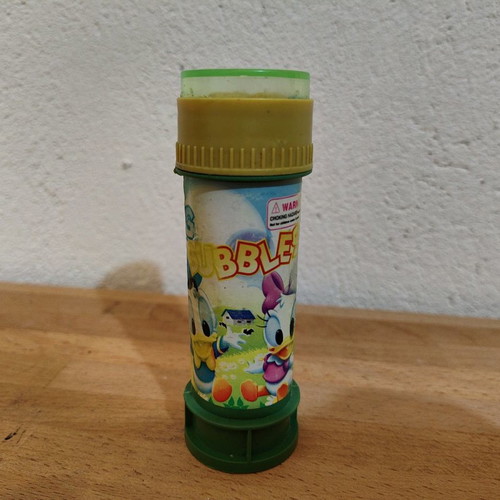 Vintage bubble toy used, empty