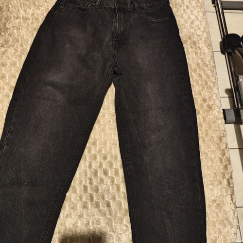 Pull & Bear Mom Fit Jeans Like New, Black, Size EUR 40