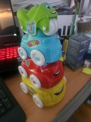 Baby Clementoni stacking pyramid like new