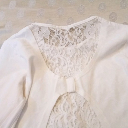 Nek Kids Wear long-sleeve kids shirt new, white, size 140 cm, age 10