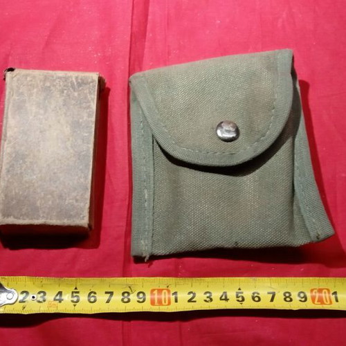 U.S Army WWII Hemostatic Bandage like new with Greek pouch