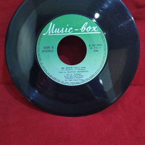 Claudio Cecchetto Mr Bunch-Ska' chou chou vinyl like new