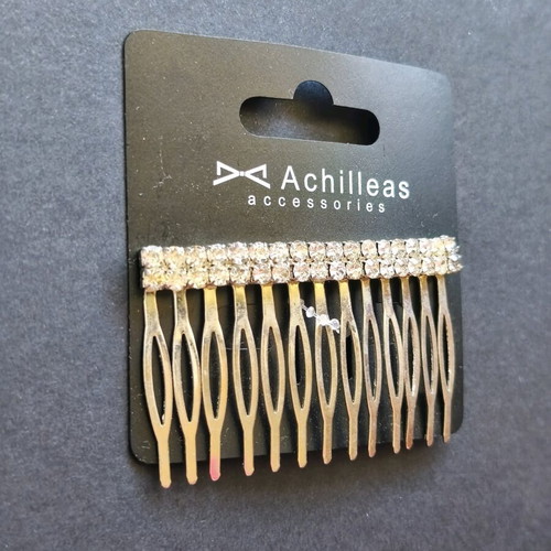 Bridal hair comb like new, silver