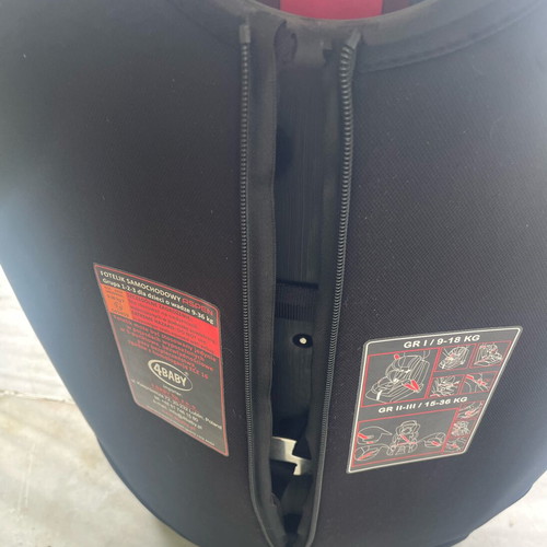 4Baby Aspen Car Seat used, Chilli Pepper Red, 9-36 kg