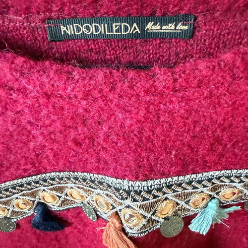 Nidodileda sweater used, red, size S
