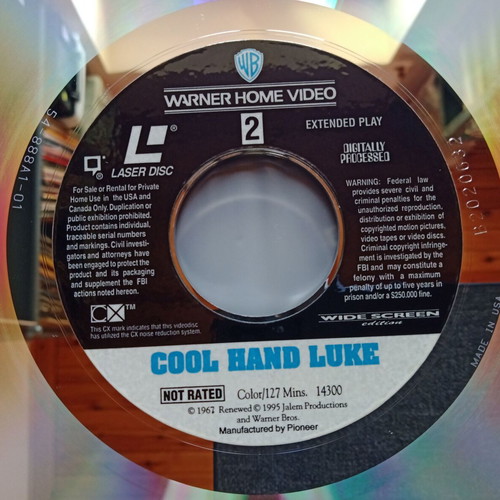 LaserDisc Cool Hand Luke (1967) like new, drama