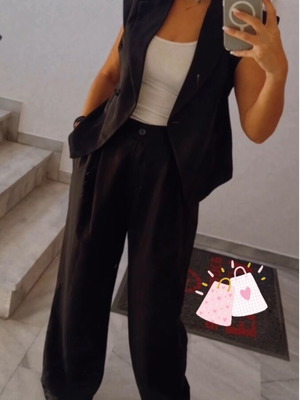 Women's suit new with vest and trousers