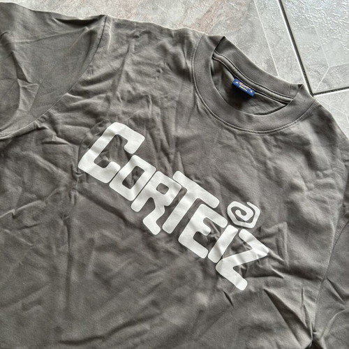 Corteiz T-shirt new, gray, size S