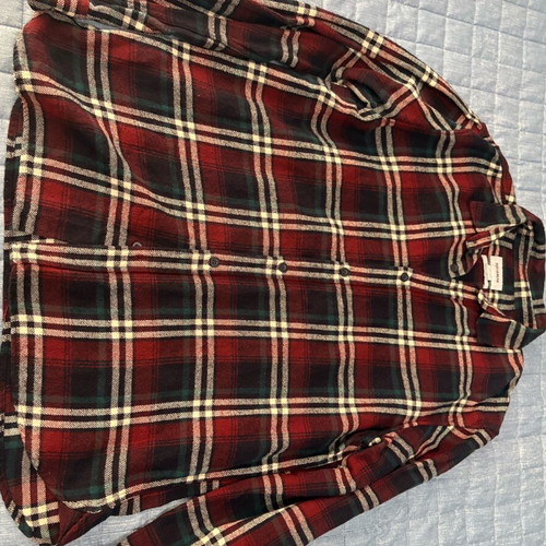 Pull & Bear plaid shirt Large like new