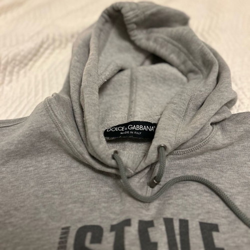 Dolce & Gabbana collectible sweatshirt used, Steve Mcqueen, gray, size 50