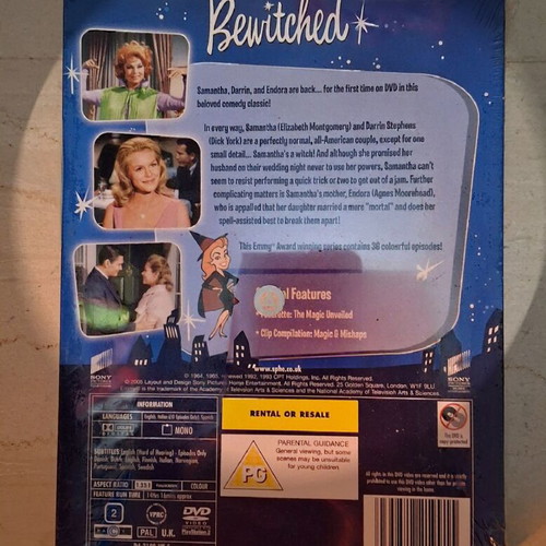 Bewitched DVD new, complete first comedy season