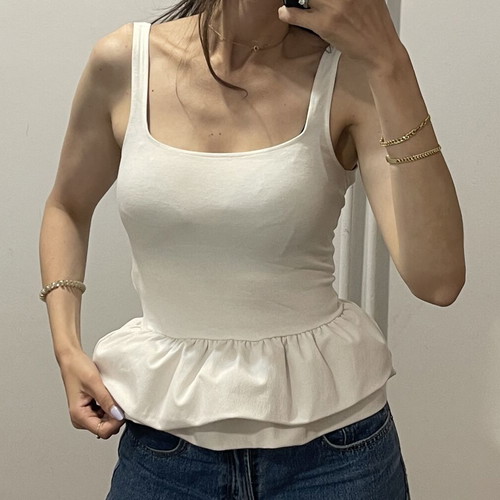Zara cream top size S like new