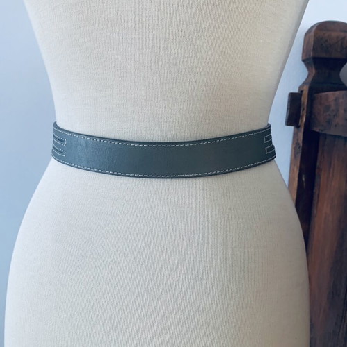 Paul & Joe Sister waist belt new, grey-olive color, size 80