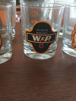 Set of 6 whisky glasses new