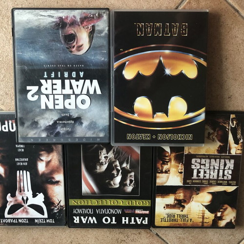 Action DVD lot of 11 used, some without Greek subtitles