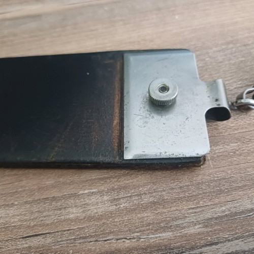 Leather Razor Sharpening Strop used, double-sided