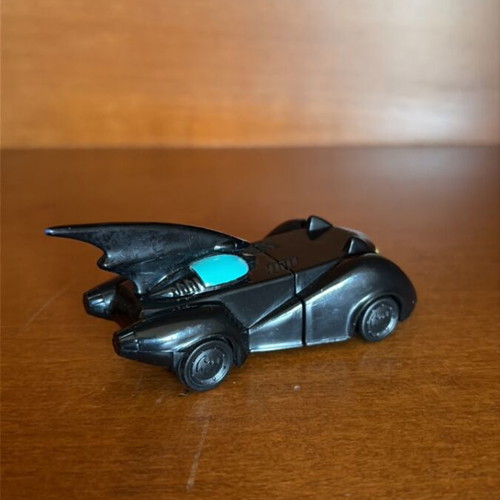 Batmobile toy like new with animated-style design