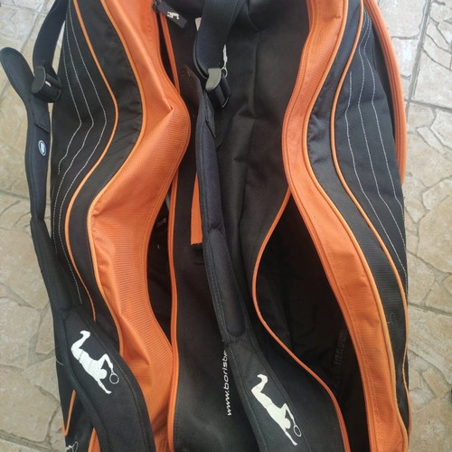Boris Becker tennis racquet bag used