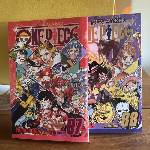 One Piece manga volumes 88 and 97 English, like new