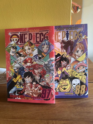 One Piece manga volumes 88 and 97 English, like new