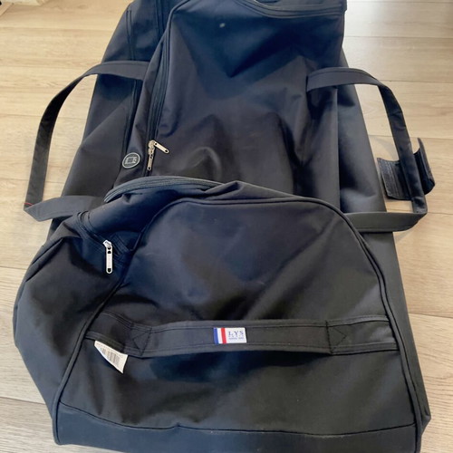 Travel sack XXL like new, black with wheels