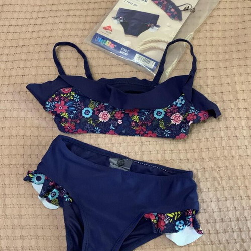 Lupilu swimwear set of 2 (one-piece and bikini) like new with caftan gift No 6