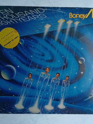 Boney M. Ten Thousand Lightyears record like new, collectible