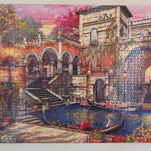 Puzzle board new 3000 pieces with wooden frame 120x86 cm