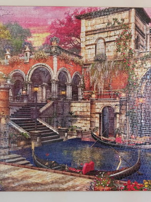 Puzzle board new 3000 pieces with wooden frame 120x86 cm