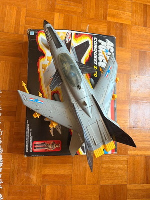 Action Force Conquest X-30 vintage jet 1980s 100% complete με κουτί