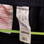 Παντελόνι φόρμας Adidas μεταχειρισμένο, junior 164cm, μπλε με λευκές ρίγες
