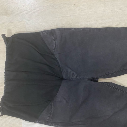 Maternity jeans like new, black and gray, size L