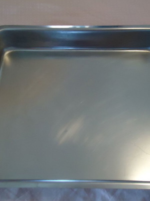 Inox stainless steel baking tray like new 44.5x37.5x7 cm