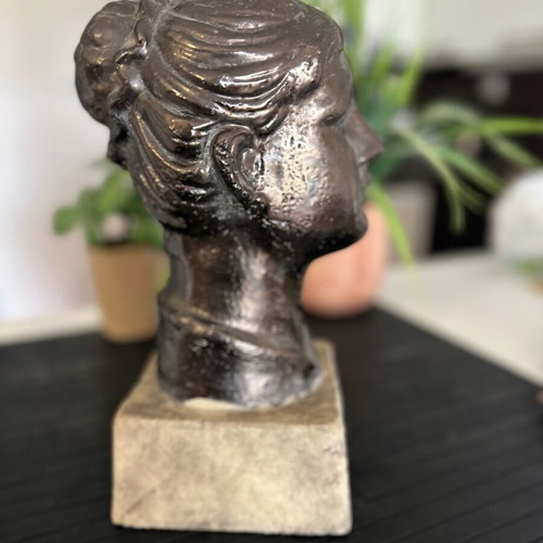 Collectible bust new, copper plated