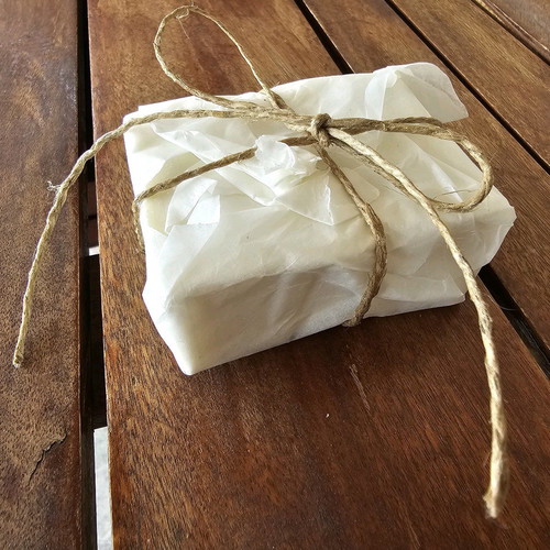 Square soap made from pure olive oil new handmade