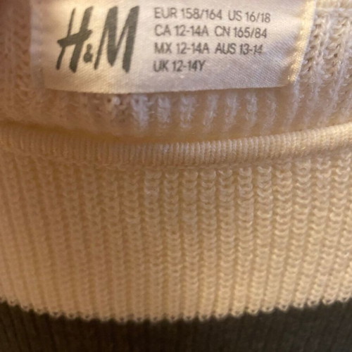 H&M Thin Cotton Sweater like new, colorful, sizes 158-164 cm