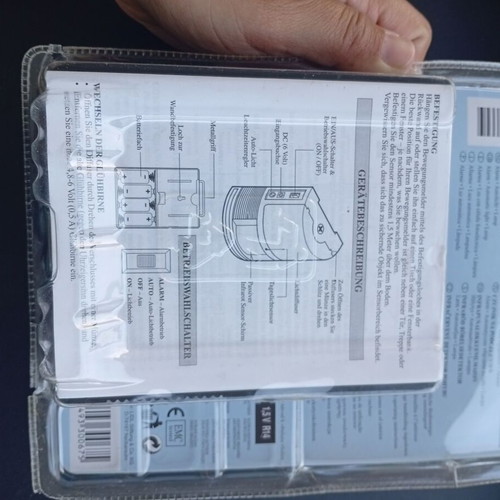 SensorGuard motion detectors PIR pack of 3 new sealed