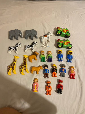 Playmobil animals and people set