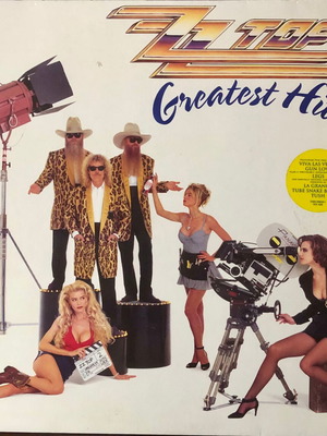 ZZ Top Greatest Hits Vinyl LP used, rock compilation 1992
