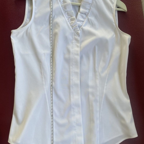 Brooks Brother No:4 sleeveless shirt, white