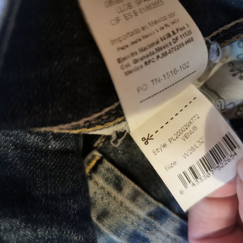 Τζιν Pepe Jeans London μοντέλο Venus slim straight σαν καινούργιο, μπλε