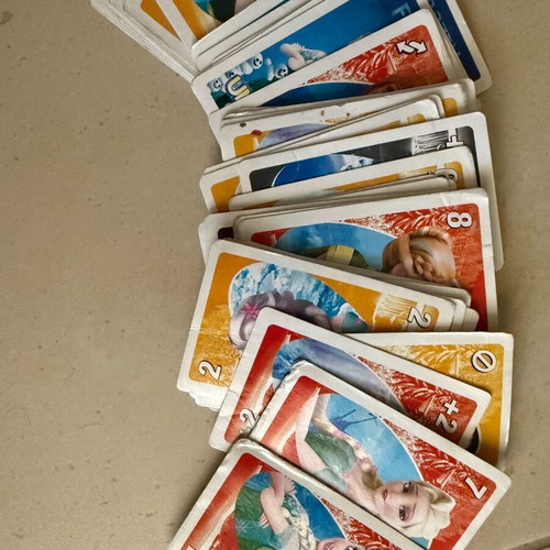 UNO Frozen kids cards used in good condition