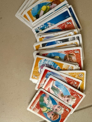 UNO Frozen kids cards used in good condition