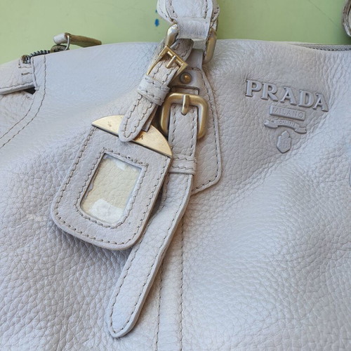 Prada shoulder bag refurbished, white color