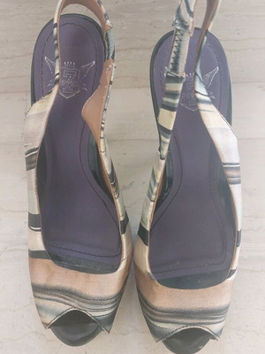 Peeptoe shoes Seven used, size 36, multicolor
