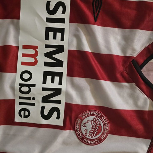 Olympiacos 2002-03 Giovanni 10 XL jersey like new authentic Umbro