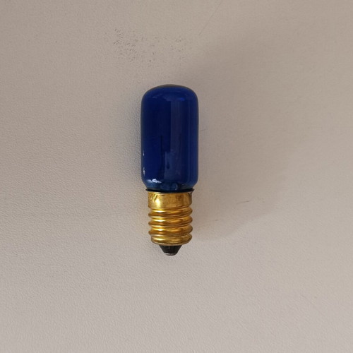 Blue small light bulb E14 new